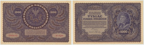 II RP, 1000 marek polskich 1919 II SERJA AB