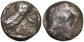 Greece, Athens, Drachm Owl - subaerat