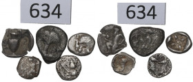 Greece, lot of Ag coins