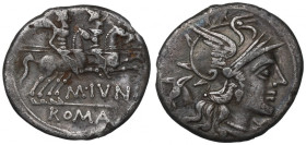 Roman Republic, M. Junius Silanus, Denarius