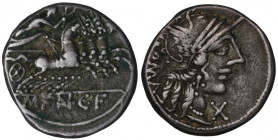 Roman Republic, M. Fannius, Denarius
