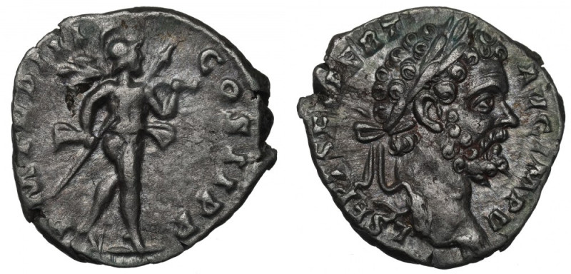 Roman Empire, Septimius Severus, Denarius Ładny przykład denara Septymiusza Sewe...