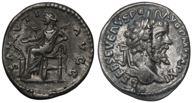 Roman Empire, Septimius Severus, Denarius Ładny przykład denara Septymiusza Sewe...