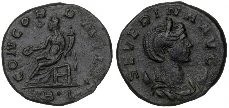 Roman Empire, Severina, Antoninian OBVERSE&nbsp;Empress right, diademed, draped,...