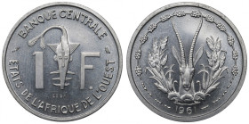 West Africa, 1 franc 1961 - ESSAI