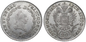 Austria, Franz I, 20 kreuzer 1804