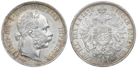 Austria-Hungary, Franz Joseph I, 1 florin 1878