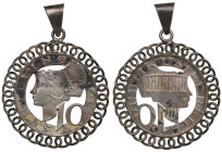 Austria, 10 schilling - pendant