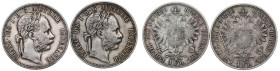 Austria, Zestaw 1 floren 1886-89