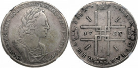 Russia, Peter I, Roubl 1723, Peterbourg - NGC VF Details