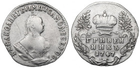 Russia, Elisabeth, Griviennik 1747