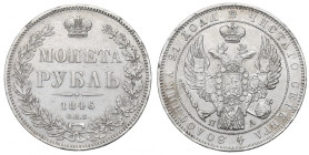 Russia, Nicholas I, Rouble 1846 ПА