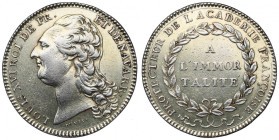 Francja, Ludwik XVI, Medal Akademia Francuska