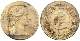 France, Medal Agriculture Society Oise 1909