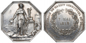 France, Medal Society General credit industrial and commercial 1859