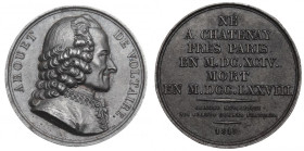 Francja, Medal Voltaire - stara kopia