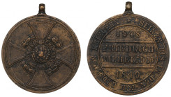 Niemcy, Prusy, Medal Pamiątkowy za Kampanię 1848-1849