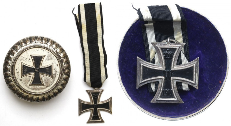 Germany, WWI Iron Cross II class Ładny egzemplarz. Koluszko z sygnaturą. Pod mon...