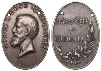 Romania Silver Medal for Hardihood & Loyalty I Class 1903