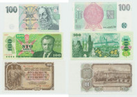 Czechosłowacja, Zestaw 3 banknotów