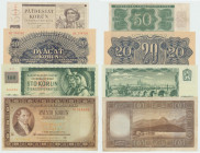 Czechosłowacja, Zestaw 4 banknotów