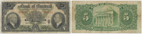 Kanada, Bank of Montreal, 5 dolarów 1935