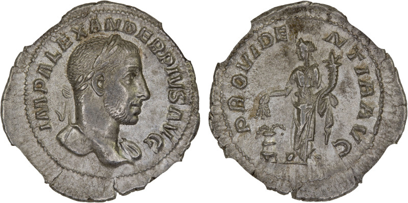 ROMAN EMPIRE: Severus Alexander, 222-235 AD, AR denarius (2.91g), Rome, 231-235 ...