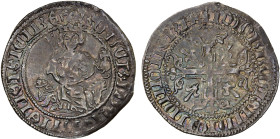 ANATOLIAN BEYLIKS: Anonymous, ca. mid 14th century, AR gigliato (3.74g), ND, Schlumberger-XVIII:13-18, imitating a Neapolitan gigliato of Robert of An...