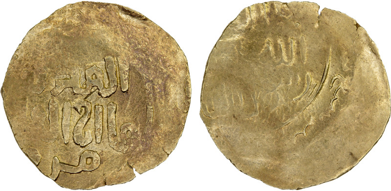 GREAT MONGOLS: temp. Ögedei, 1227-1241, AV dinar (2.83g), Marw, AH(6)37, A-3738M...