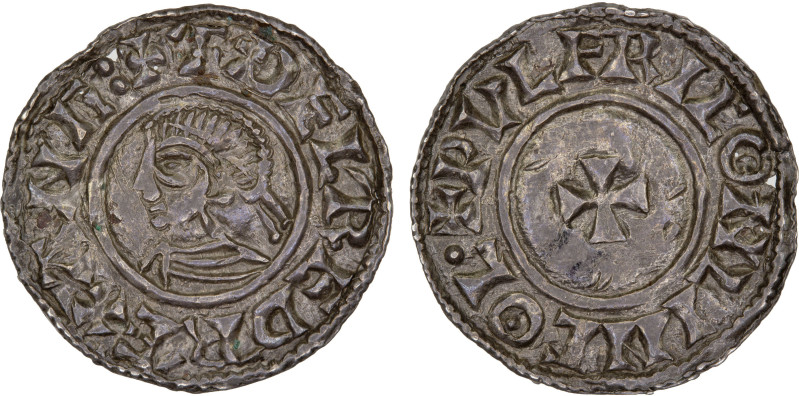 ANGLO-SAXONS: Aethelred II, 978-1016, AR penny (0.95g), S-1154, 'Last Small Cros...