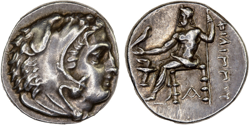 MACEDONIAN KINGDOM: Philip III Arrhidaios, 323-317 BC, AR drachm (4.29g), Sardes...