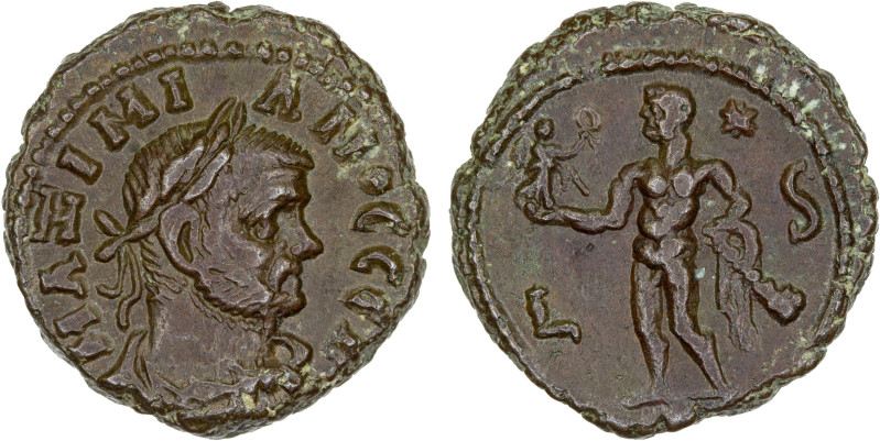 ROMAN PROVINCIAL: EGYPT: Maximian, 286-305 AD, AE tetradrachm (7.18g), Alexandri...