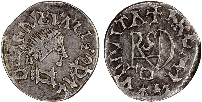 GEPIDS: Uncertain King, 454-552, AR 1/4 siliqua (0.68g), uncertain king, imitati...