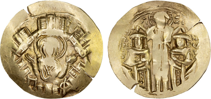 BYZANTINE EMPIRE: Andronicus II Palaeologus & Michael IX, 1295-1320, EL hyperpyr...