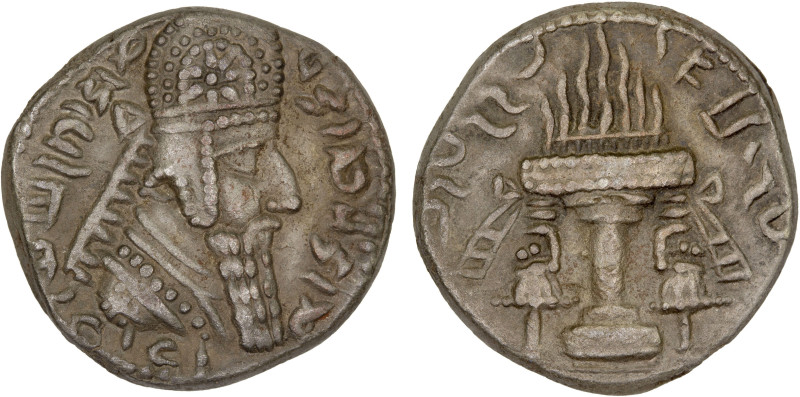 SASANIAN KINGDOM: Ardashir I, 224-241, AE "tetradrachm" (12.73g), G-7, king's bu...