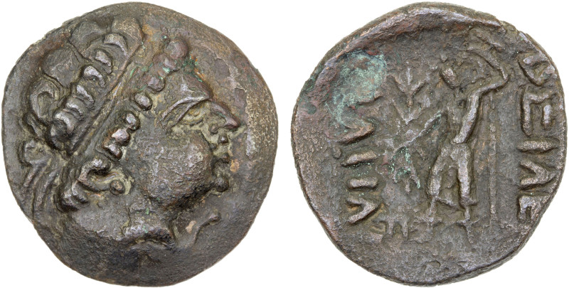 YUEH CHI: Anonymous, 1st century BC, AE tetradrachm (12.23g), Senior-A21.1T, imi...