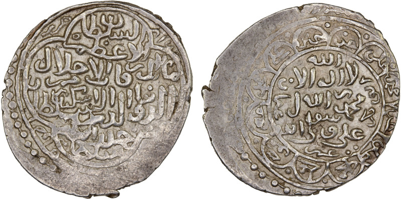 TIMURID: Iskandar, 1410-1415, AR tanka (5.65g), Isfahan, AH817, A-2398.2, withou...