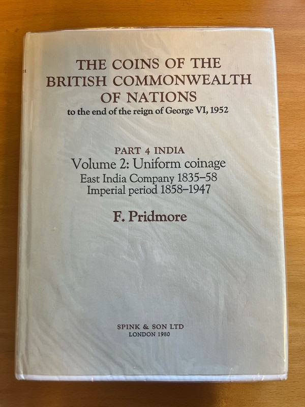 Pridmore, Fred, The Coins of the British Commonwealth of Nations, Pridmore, Fred...