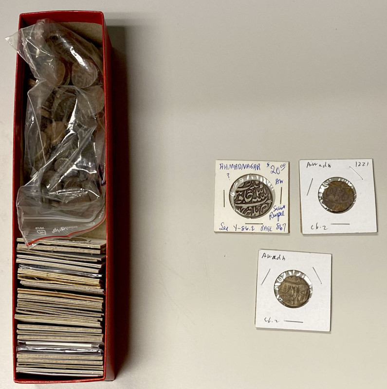 INDIA: LOT of 135 coins, mostly copper coins from princely states (notably Jodhp...