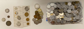 EUROPE: LOT of 737 coins, loose and packaged coins of circulated and uncirculated mixed dates, including Hungary (30 pcs), Italian States/Papal States...