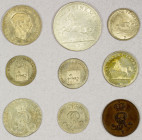 HANOVER: LOT of 9 coins, including 1 pfennig 1852-B, 1826-B 4 pfennig, 1835-B 4 pfennig, 1842-S 4 pfennig, 1850-B 6 pfennig, 1817-H 1/24 thaler, 1856-...