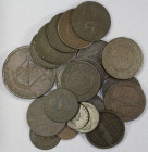 GREAT BRITAIN: LOT of 22 tokens, including tokens from around 1792 to 1830, with little duplication and a wide variety of types, mostly VF to AU, with...