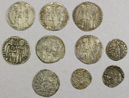 VENICE: LOT of 10 coins, including 6-grosso of various doges, 3-soldino, and one other, a nice diverse group with little duplication; retail value $50...