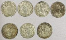 VENICE: LOT of 6 late 15th century silver marcello (1/2 lira), including Pietro Mocenigo (1474-1476) (1 pc, mintmaster PM) and Giovanni Mocenigo (1478...