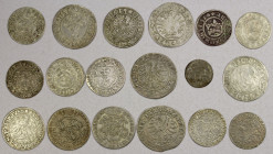 POLAND: LOT of 18 pieces, including a very interesting and diverse group of silver pieces of Poland and related areas including Elbing, Danzig, Lithua...