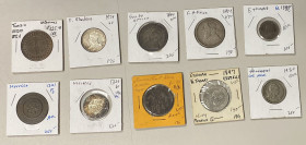 AFRICA: LOT of 10 coins, including Cape Verde (1 pc), Ethiopia (2), German East Africa (1), Morocco (2), South Africa (2), Southern Rhodesia (1), and ...