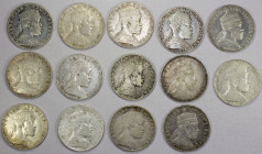 ETHIOPIA: LOT of 14 coins, all 1 birr, dated EE1889, EE1892, and EE1895; average circulated grades, viewing recommended; retail value $975, lot of 14 ...