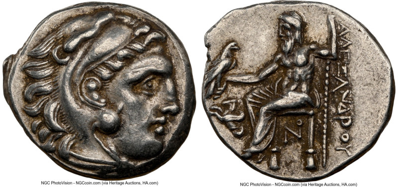 MACEDONIAN KINGDOM. Alexander III the Great (336-323 BC). AR drachm (17mm, 4.28 ...