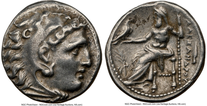 MACEDONIAN KINGDOM. Alexander III the Great (336-323 BC). AR drachm (17mm, 4.29 ...