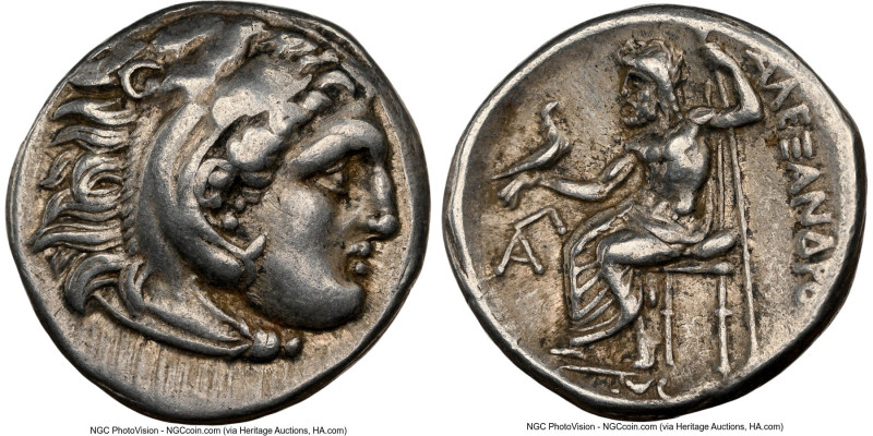 MACEDONIAN KINGDOM. Alexander III the Great (336-323 BC). AR drachm (17mm, 8h). ...